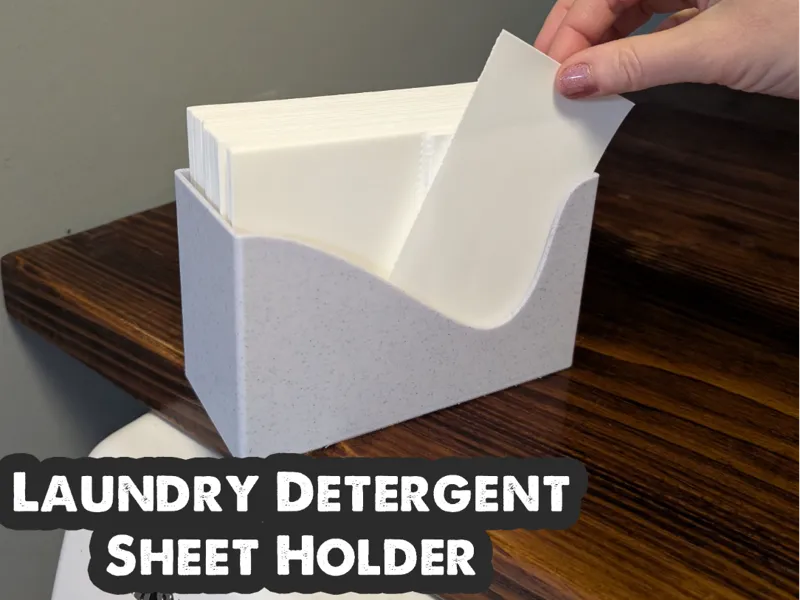 Laundry Detergent Sheet Holder