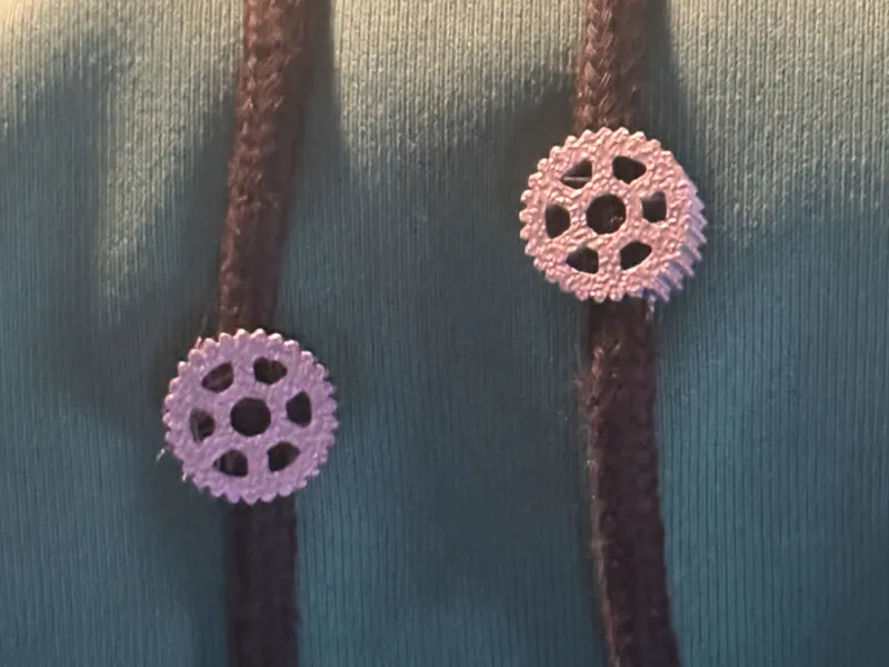 Gear Drawstring Charms