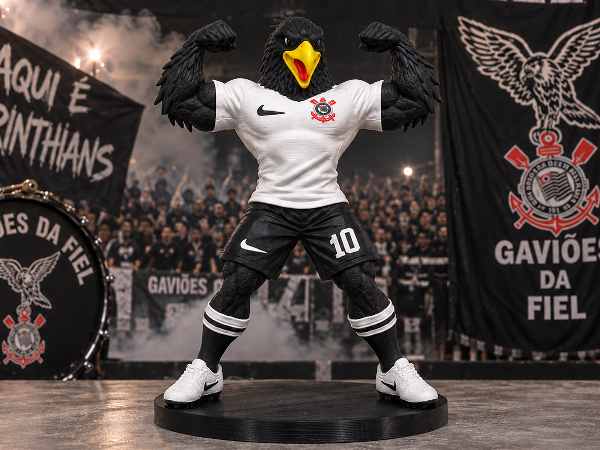 Corinthians Fiel Crow Mascot – Shirt Nº10 - 1