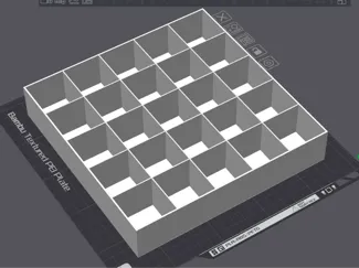 Grid box organizer