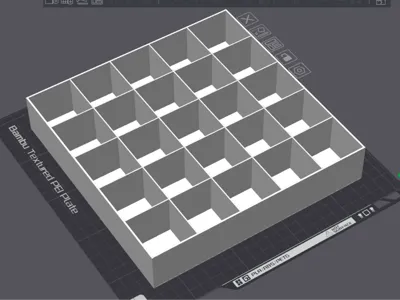 Grid box organizer