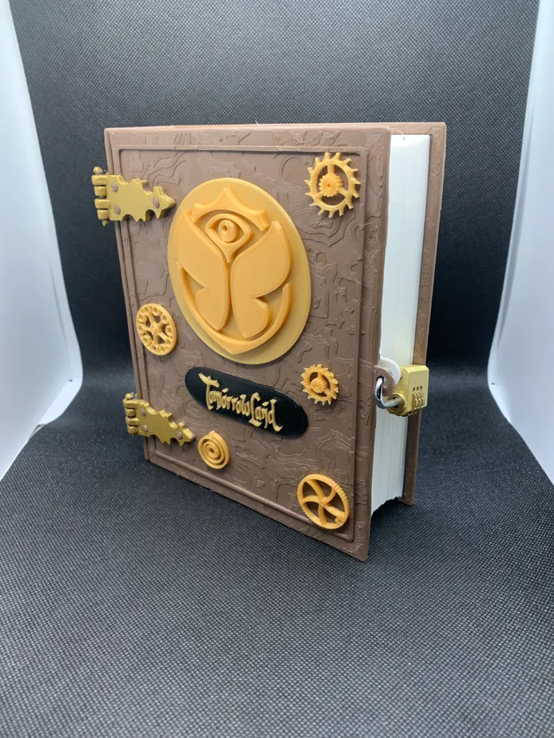Tomorrowland piggy bank/book