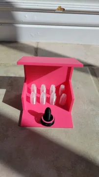 Modelo para impresión 3D: Mini Ring Toss Game — vista de referencia 3