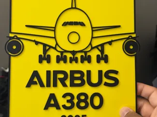 Airbus A380 Wall Art Design