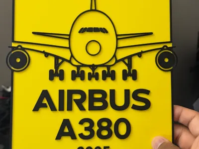 Airbus A380 Wall Art Design