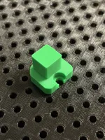 1/2" socket clip with round edges and 0.495" undersize
