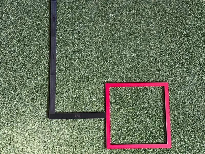 Square Golf Launch Monitor Alignment Tool