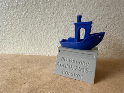 3D Benchy Statue - A Tribute to the 3D Benchy