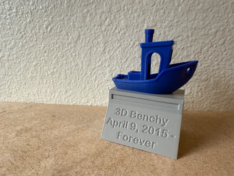 3D Benchy Statue - A Tribute to the 3D Benchy