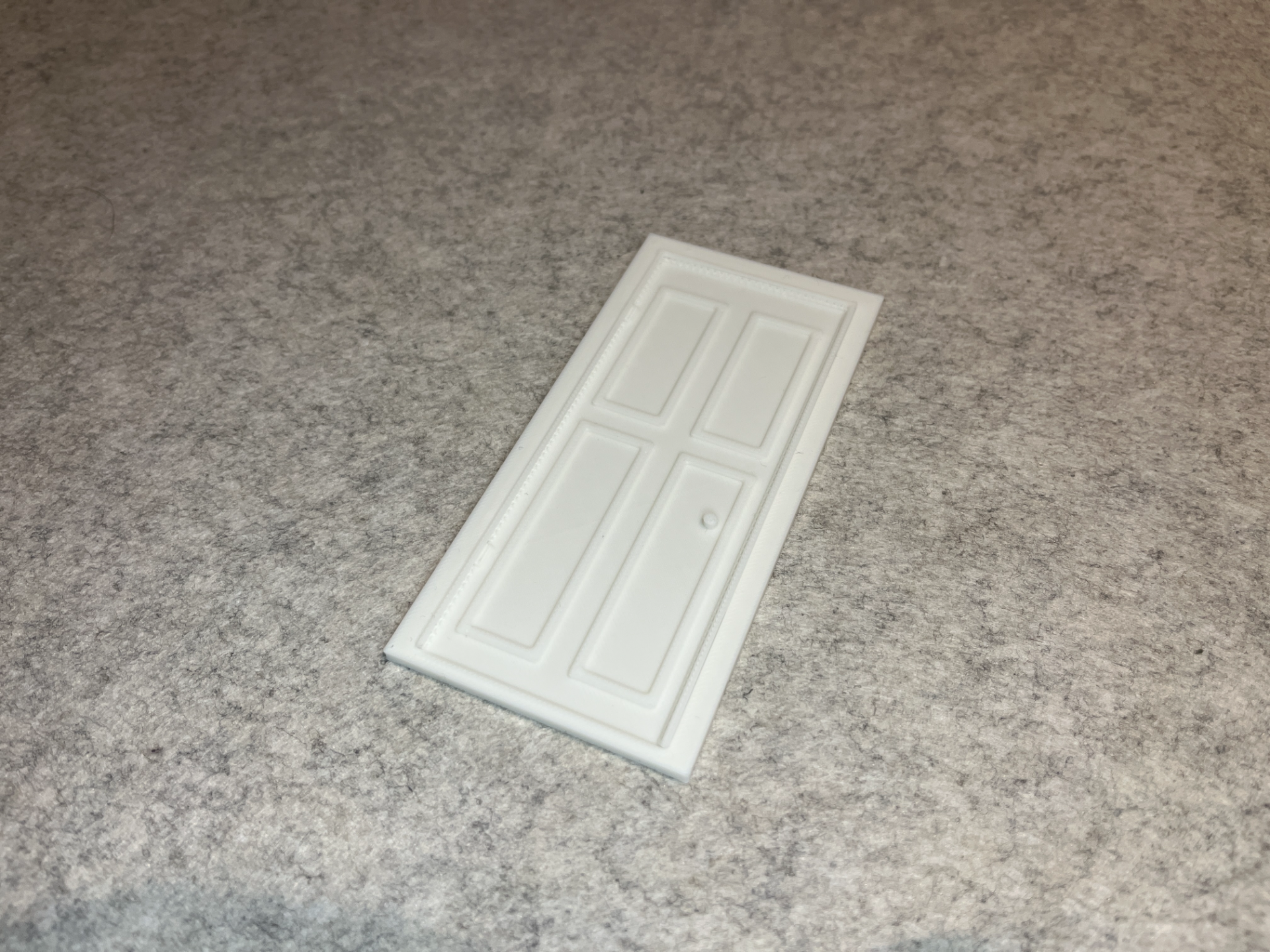 Dollhouse door miniature house