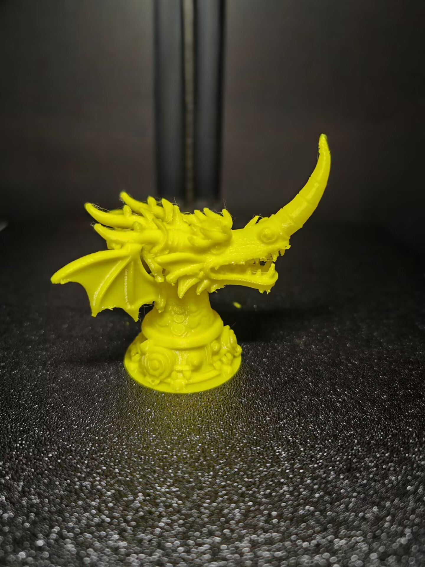 Miniatura 2 do modelo 3D 龙头摆件钥匙链置物架.挂钩