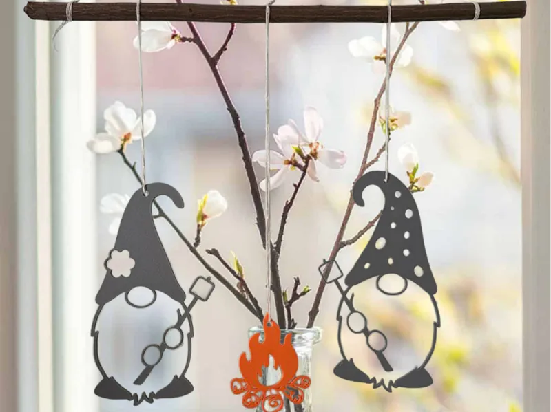 Sommer Wichtel Set – 3D Druck Hängedeko