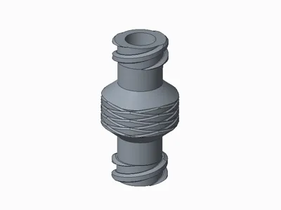 Male-to-male Luer lock syringe adapter