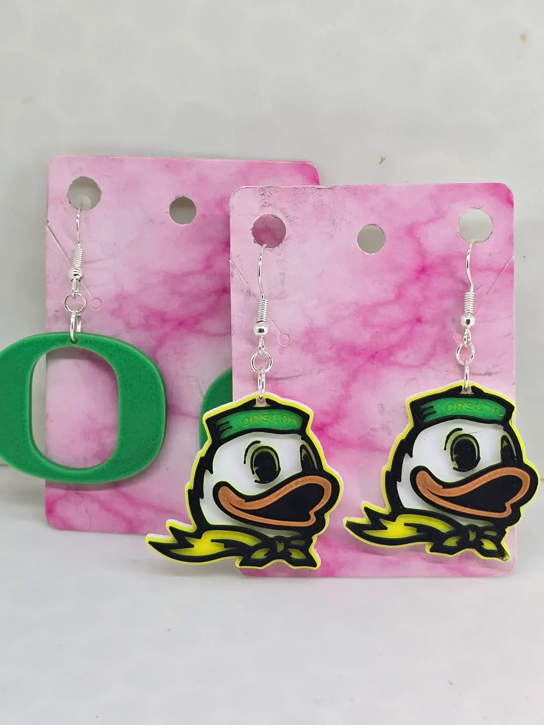 Oregon Ducks Earrings view 3