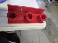 Holder with holes for wall mount