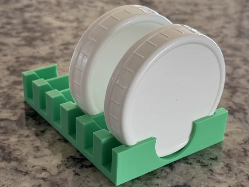 Mason Jar Lid Holder (Wide Mouth)