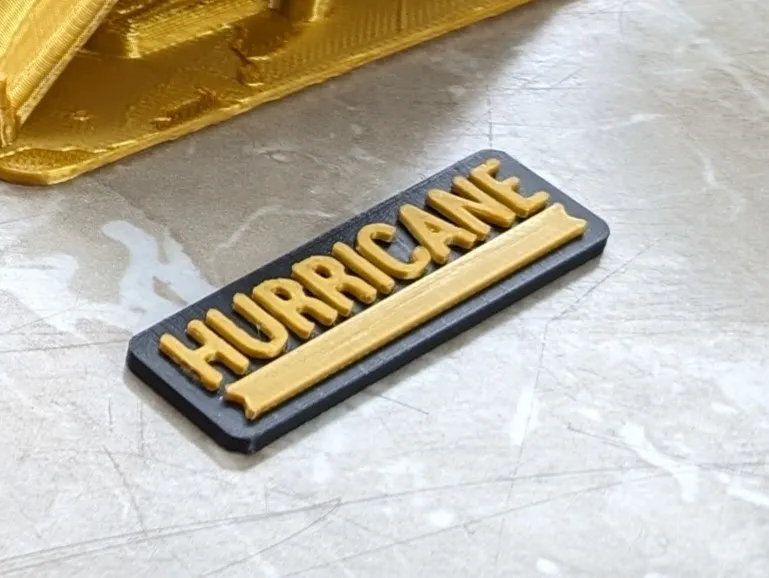 Hurricane Festival Sign Multicolor (manual and AMS)