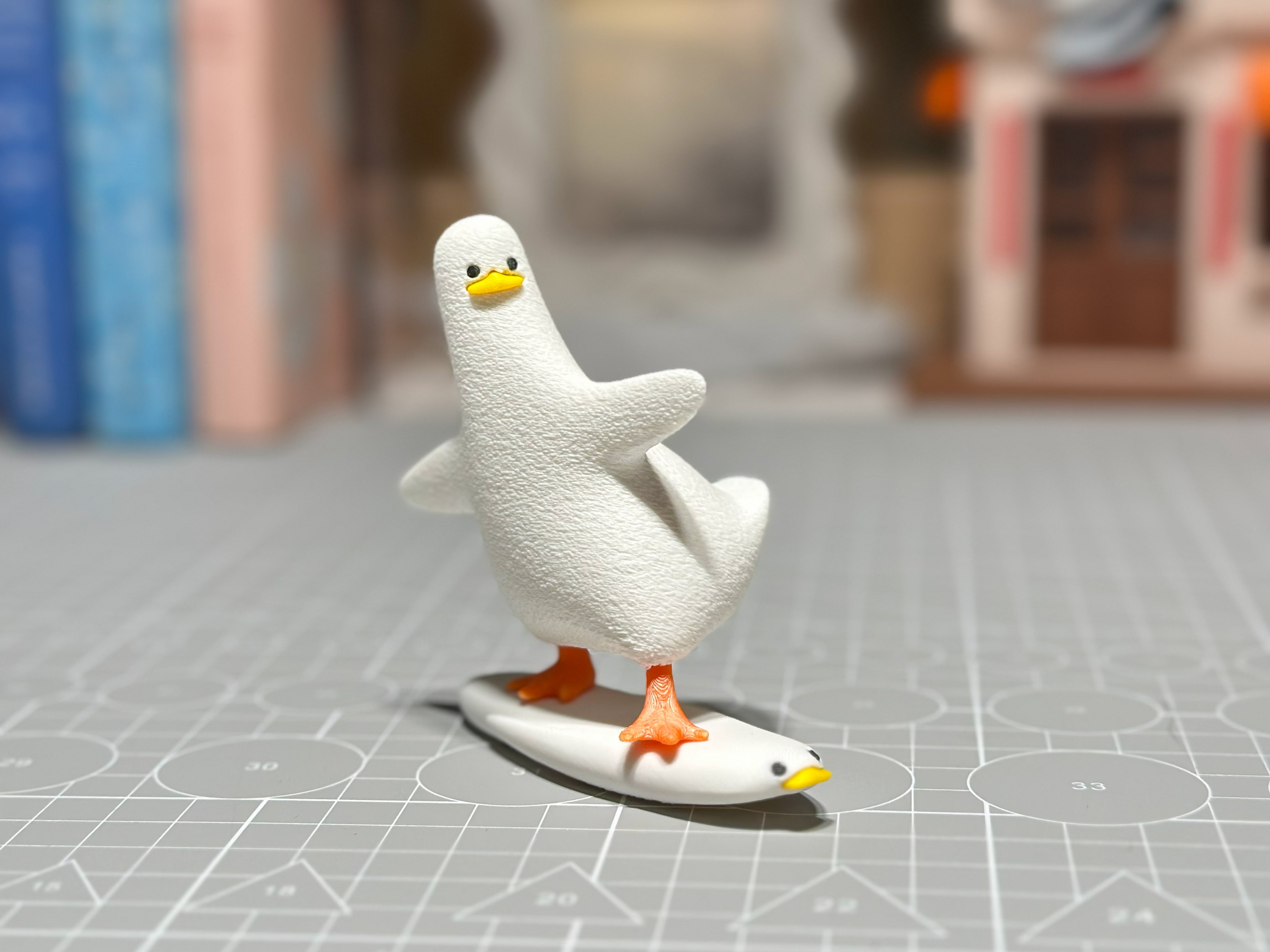 Miniatura 1 do modelo 3D 躺平鸭/运动鸭/冲浪鸭YA