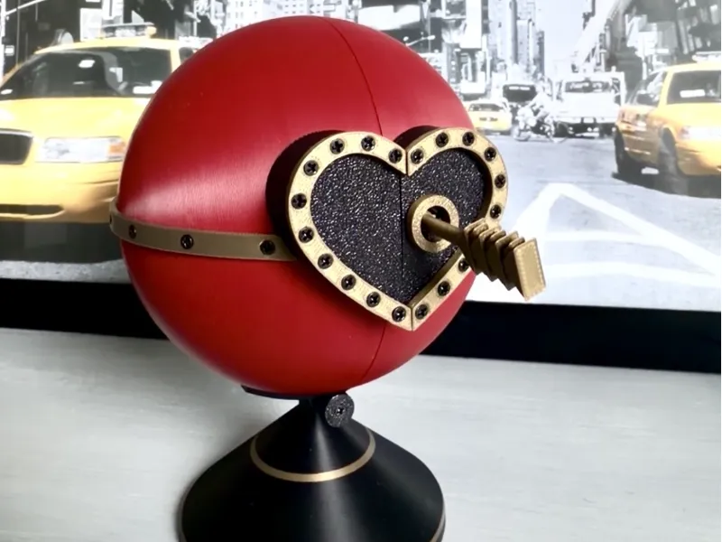 Boule surprise Saint Valentin tiroir automatique