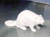 low poly Beaver