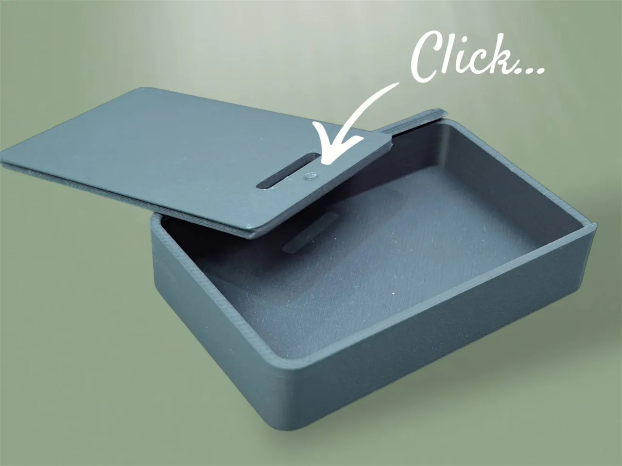 Cool Mini Box with Sliding Lid (support-free) view 3