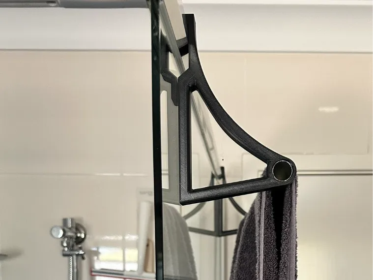 Towel rail for Shower stall - full glass or Framed