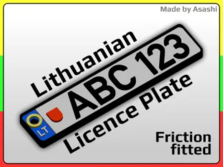 LT Licence Plate KeyChain