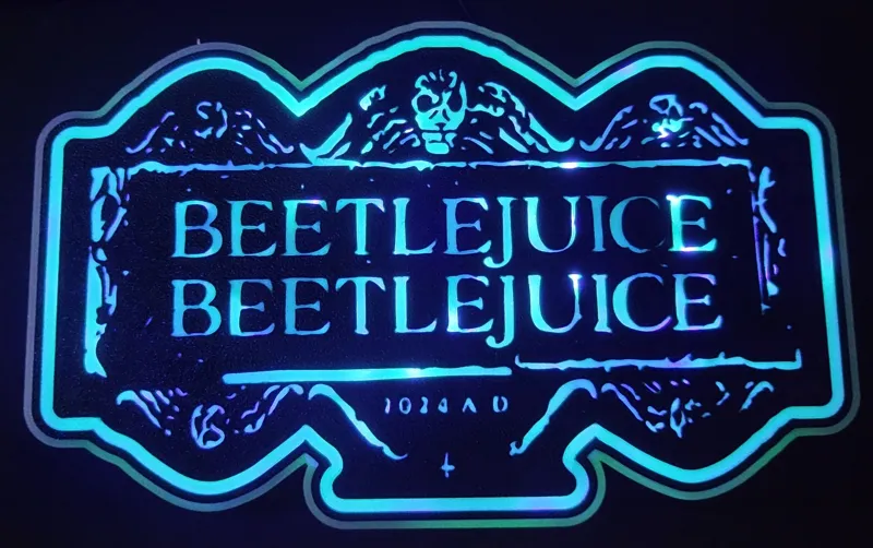 Beetlejuice Beetlejuice Light Box