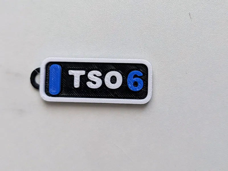 Nikola Tsolov F1 editable name tag keychain