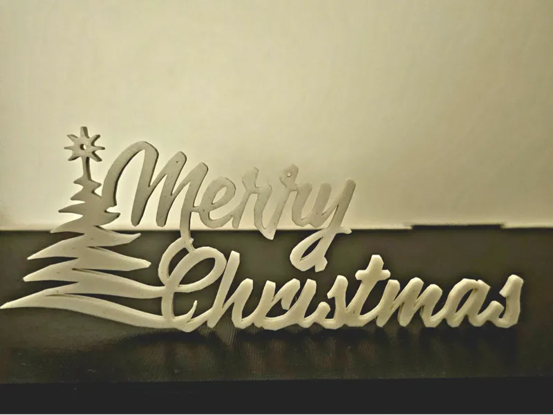 Weihnachtsdekration "Merry Christmas"