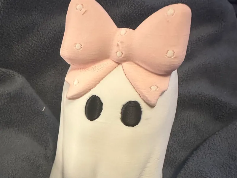 Cute Ghost with Bow