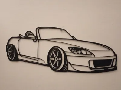 Honda S 2000 wall art vtec