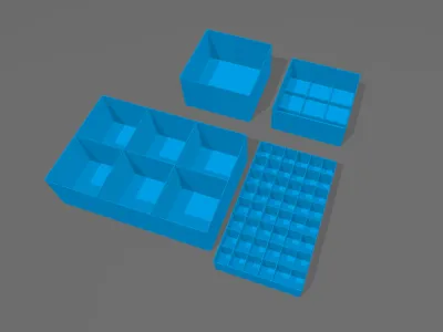 Customizable parametric boxes/bins
