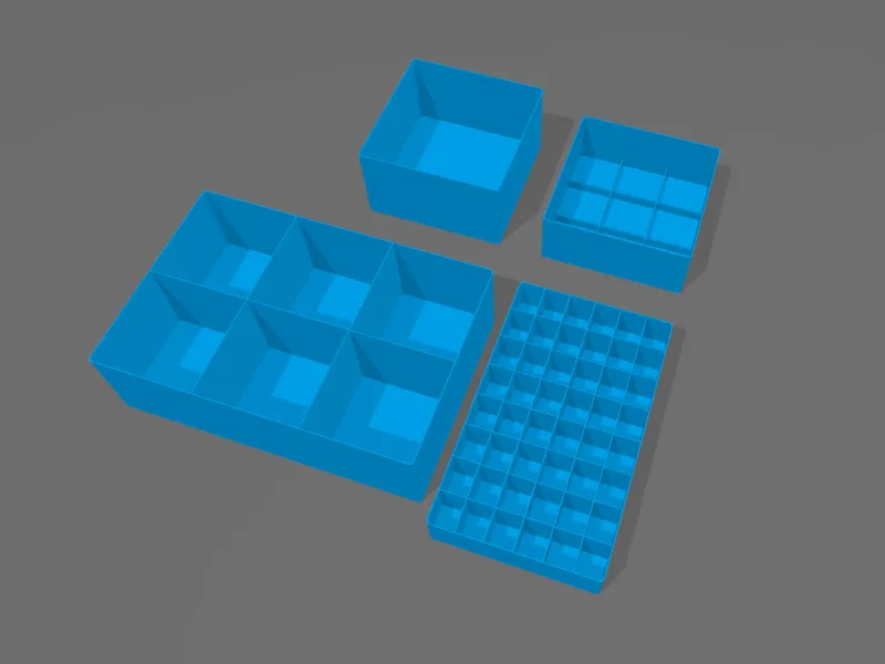 Customizable parametric boxes/bins