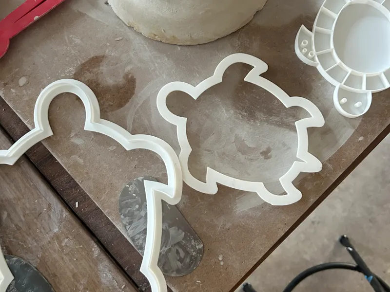 Turtle / turtoise cutter and stamp