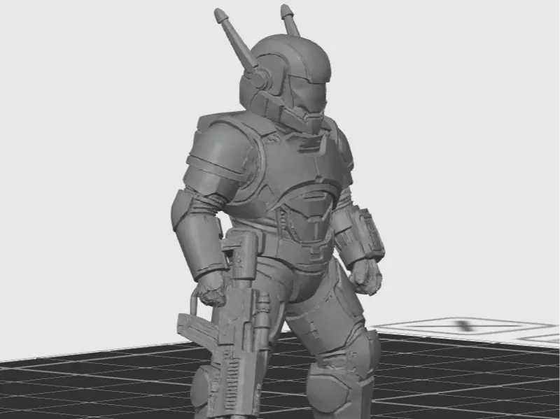 Cyberpunk Armored Soldier