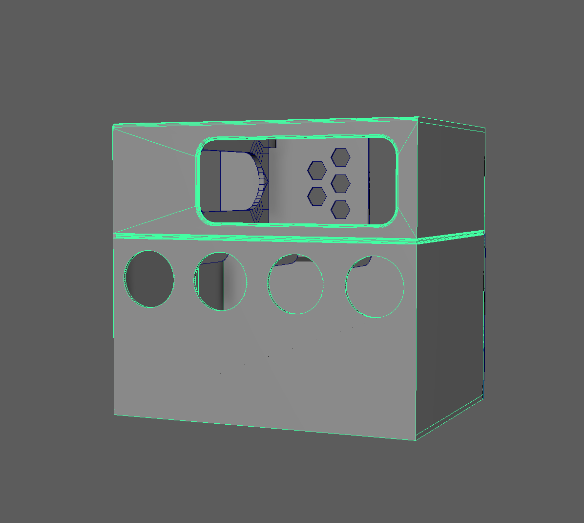 Miniatura 2 do modelo 3D 酷态科10号ultra桌面伸缩线充电站