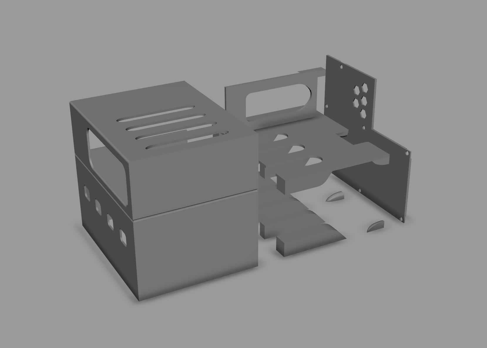 Miniatura 1 do modelo 3D 酷态科10号ultra桌面伸缩线充电站