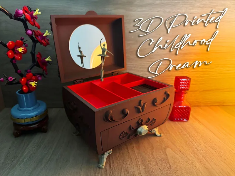 Dancing Ballerina Jewelry Music Box