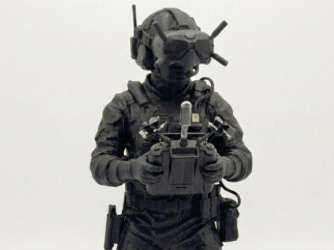 Modern Soldier driving Combact Drones (scale 1x35)