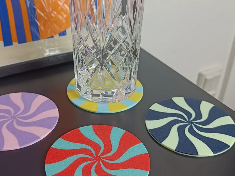 Candy/sweets coaster