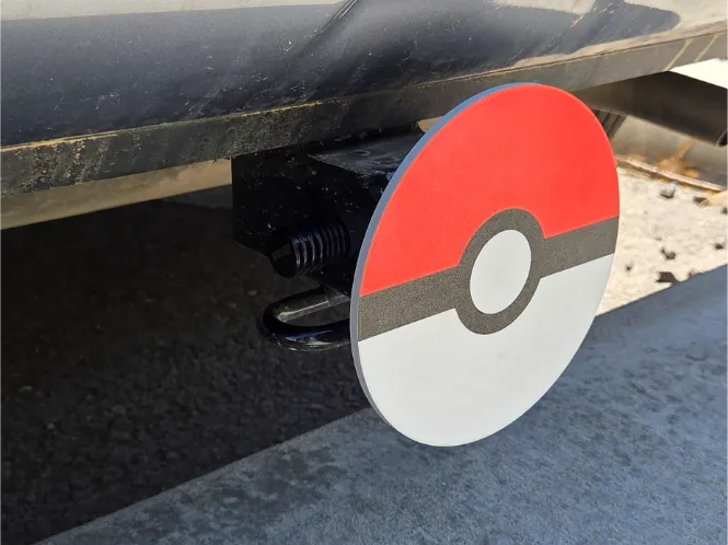 Pokéball Trailer Hitch Cover