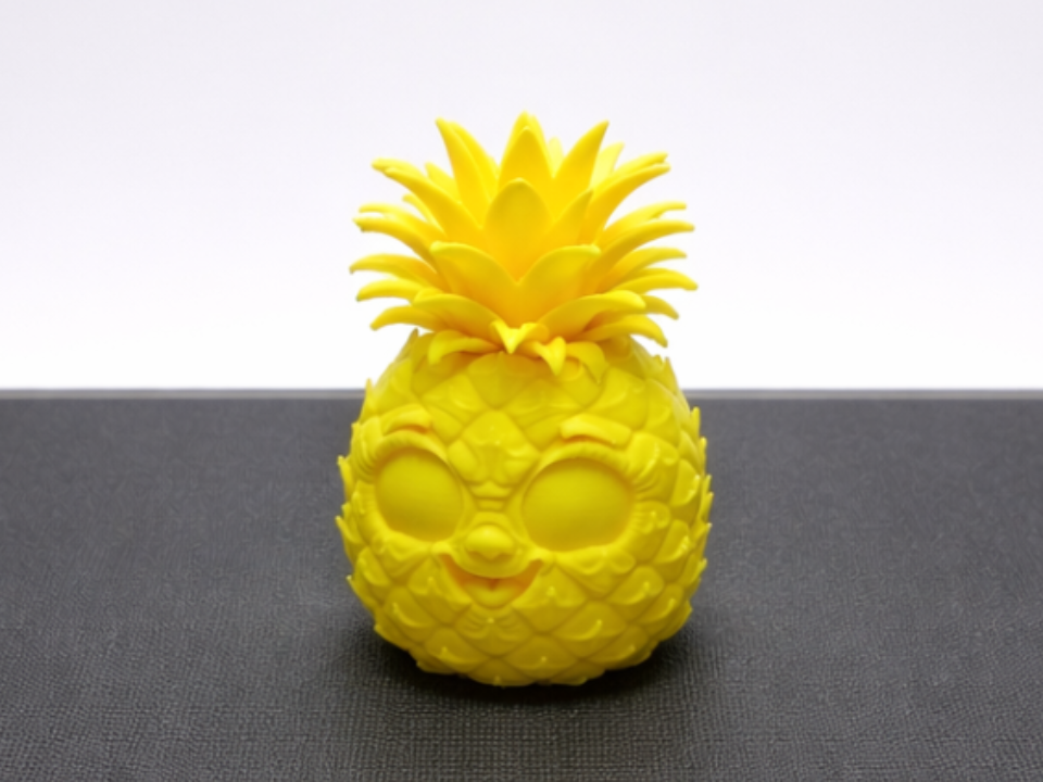 Ananas Kawaii Windlicht mit Gute Laune