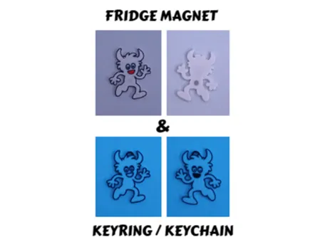 VORN - Keyring & Fridge Magnet ( FREE COMMERCIAL )