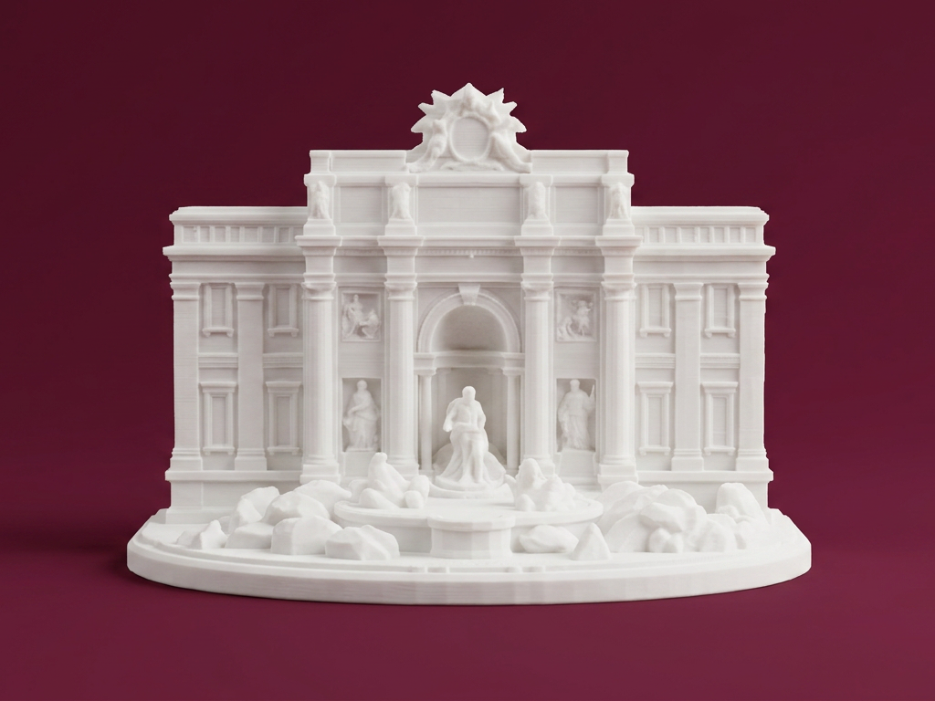 Trevi Fountain – Rome Landmark Miniature Model