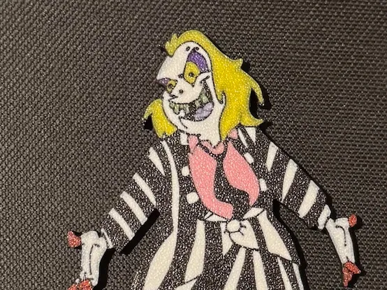 Beetlejuice Cartoon Magnet