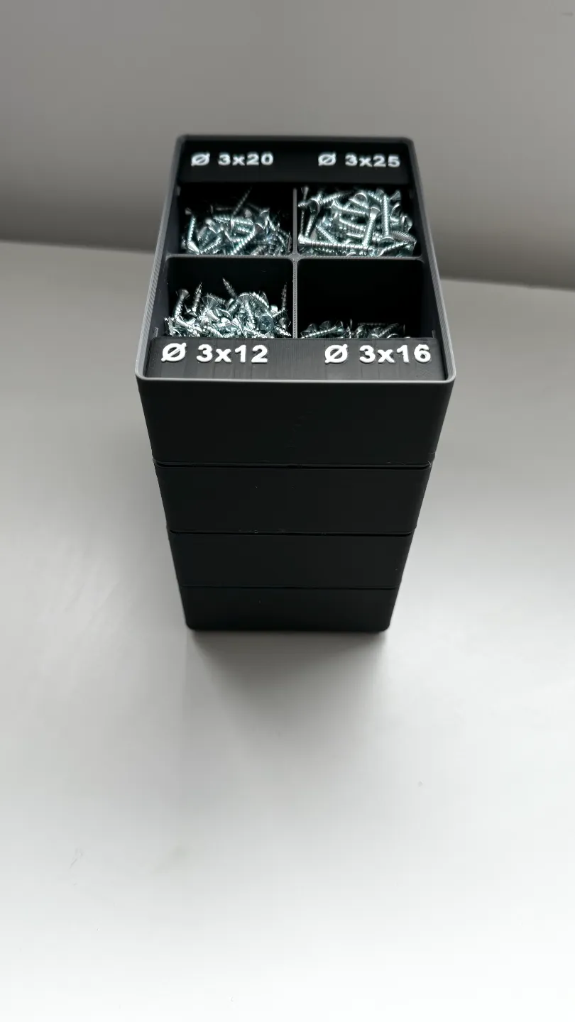 Gridfinity Boxes with labels - Free 3D Print Model - MakerWorld