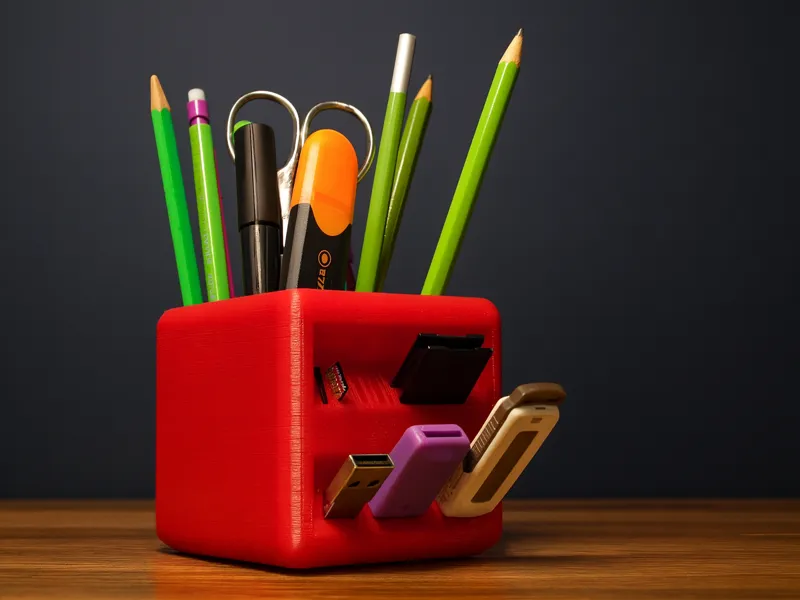 Porta penne Pen Holder box chiavette usb accessori