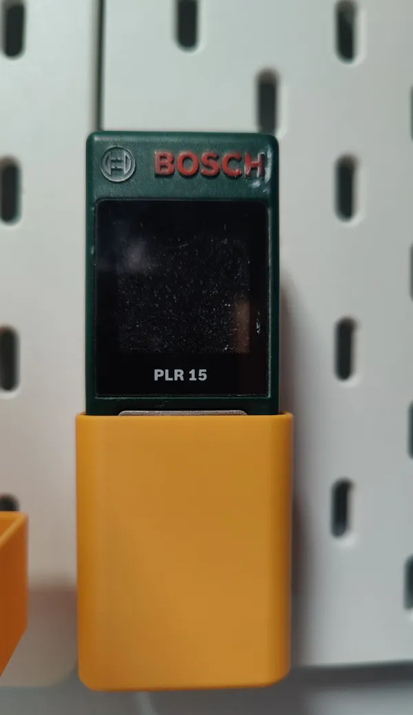 Support Ikea Skadis pour télémètre laser Bosch PLR 15
