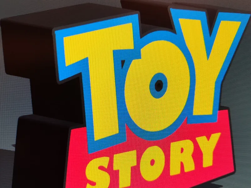 caja de luz de toy story